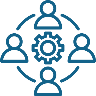 Project Management Blue Line Logo